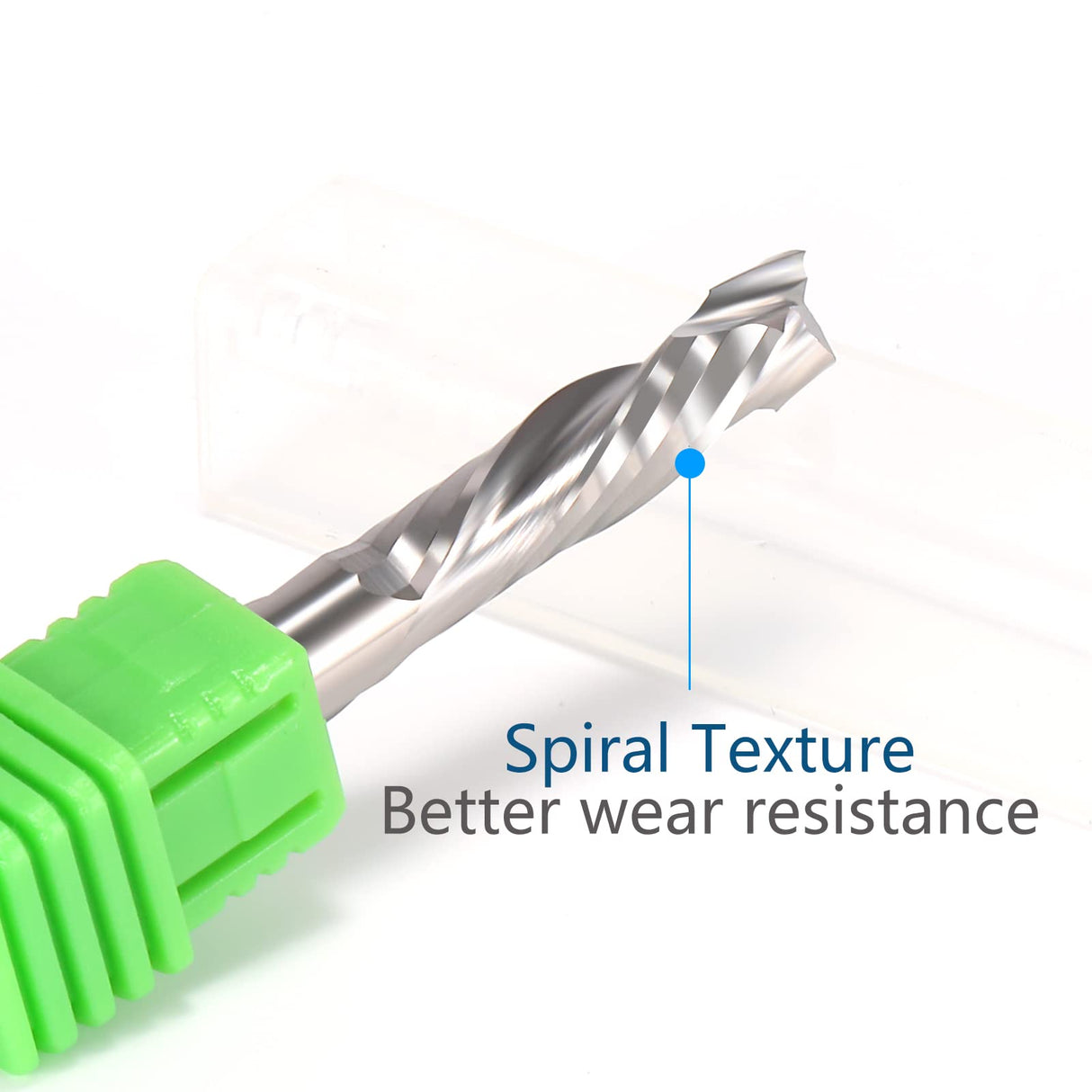 Carbide End Mills Up & Down Cut 1/8 Inch Shank,CNC Spiral Router Bits(3.175x22mm) Compression Bit 2 Flutes Milling Cutter for Engraving Milling 3D HOZLY