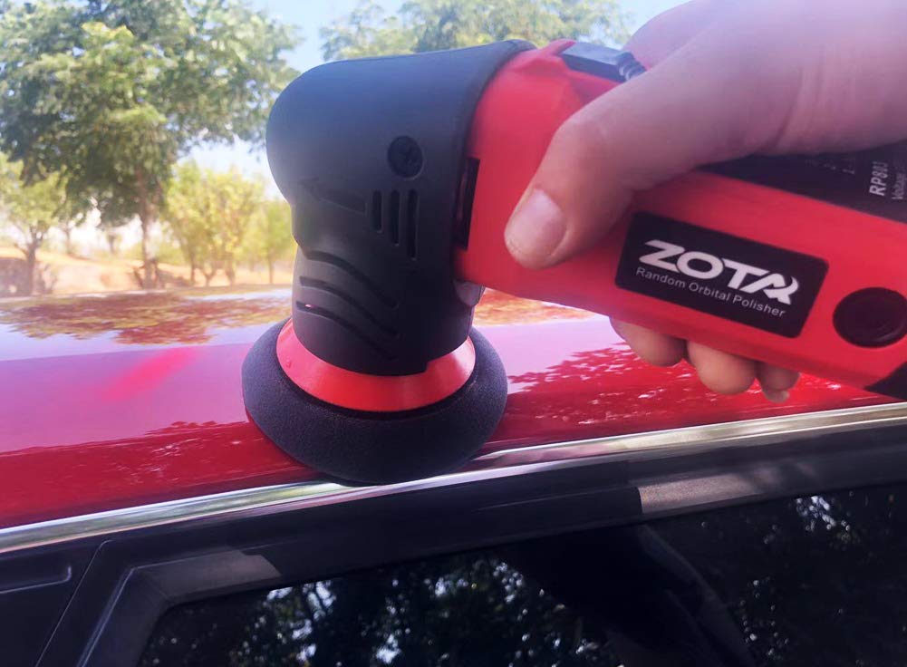 ZOTA Oribtal Polisher, 3 inch Dual Action Polisher with 13.1 feet Cord, Mini Polisher Kit and Polisher for Car Detailing. ZOTA