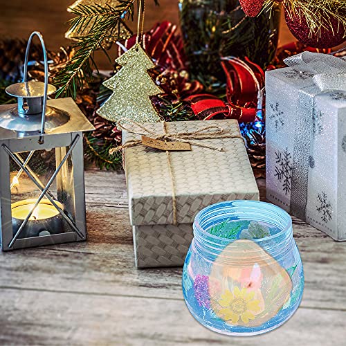 Silicone Jar Mold with Lid, Pudding Jar Resin Mold, Jewelry Box Candle Holder Mould, Round Bottle Cup Epoxy Casting Resin Mold for Storage Display Wehous