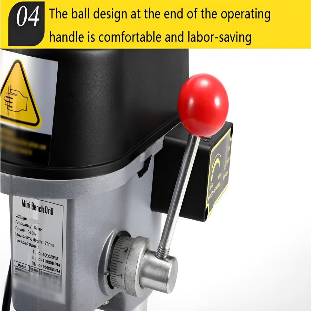 Mini Bench Drill Press, 110V 340W 3-Speed Portable Drill Workbench, Light-Duty DIY Craft Drilling Repair Tool Expanding Drilling Machine Pressed-in DYRABREST