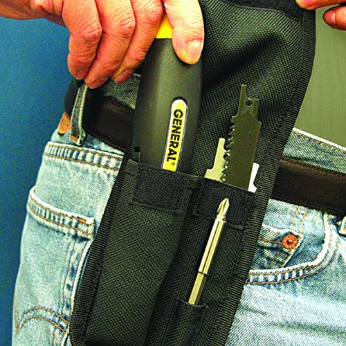 General Tools 14 piece 4-In-1 Multi-Purpose Screwdriver/Saw Set #86014, Compact and Portable For Camping, Car, Home - WoodArtSupply