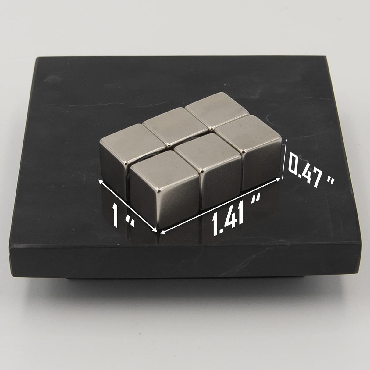 REALTH Square Magnets Neodymium Rare Earth Magnets for Research Industrial Purposes Educational(MCB1206) Realth