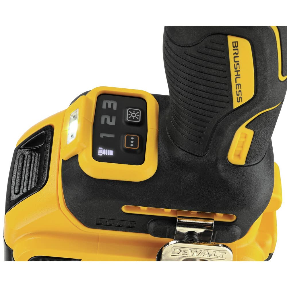 DEWALT 20V MAX XR Cordless Impact Wrench, 1/2", Includes Detent Pin Anvil and Belt Clip, Bare Tool Only (DCF892B) DEWALT