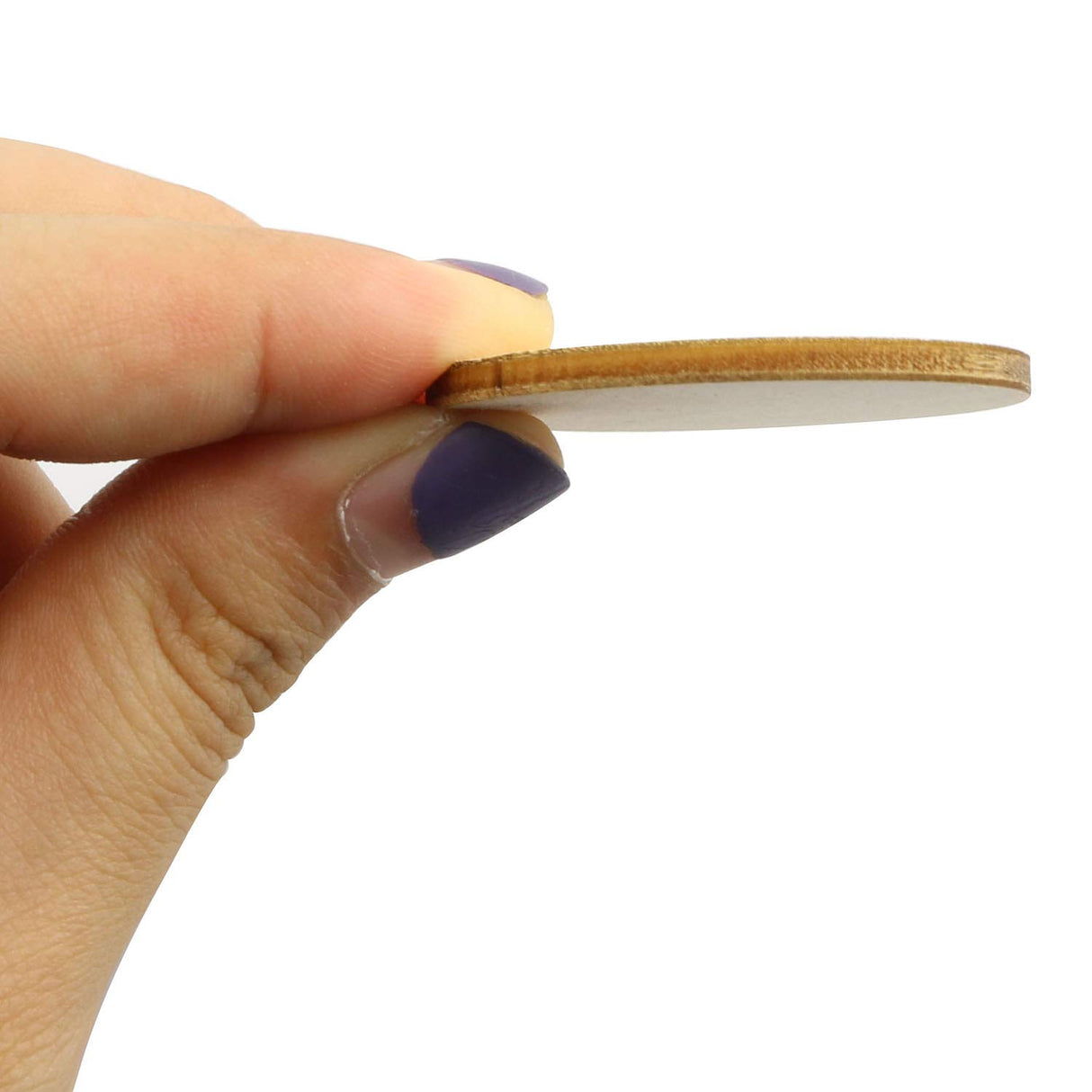 Tegg 1.5 Inch Natural Wood Slices 50PCS Unfinished Rustic Round Wood Cutouts for DIY Crafts Tegg