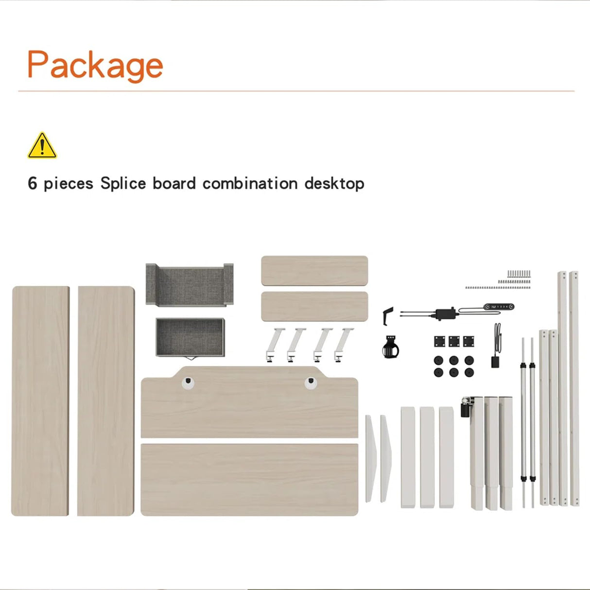 Sileye L Shaped Gaming Drawer Storage Shelf, Electric Adjustable Height, Corner Stand Up Desk with Splice Board for Home Office White Frame/Pale Sileye