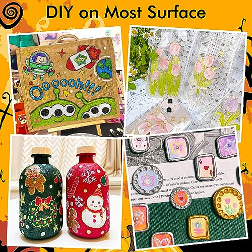 28 Metallic Colors Dual Tip Acrylic Paint Markers, Brush Tip and Fine Tip Acrylic Paint Pens for Rock Painting, Ceramic, Wood, Canvas, Plastic, Shuttle Art