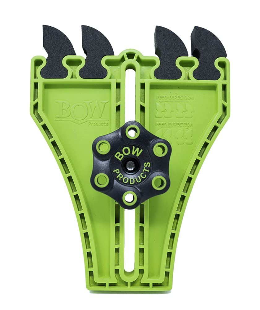 BOW Products Portable Saw Featherbaord FP5 - Featherboard for Tables Saws, Contractor Saws or Smaller Table Surfaces - EVA Feathers that Reduce BOW Products