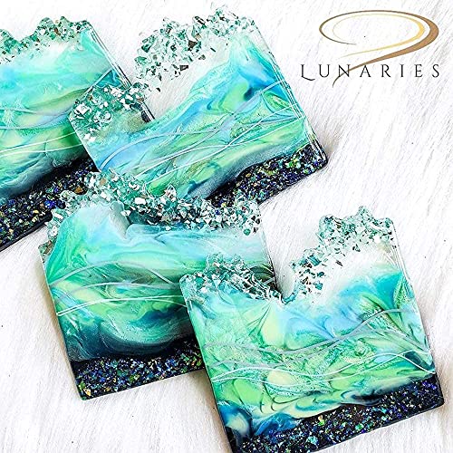 6 Pack Geode Coaster Molds for Resin + ResinWorld Resin Coaster Molds ResinWorld