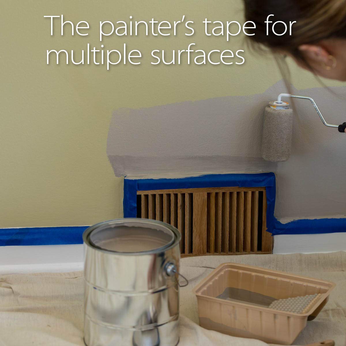 Duck Clean Release Blue Painter's Tape, 2-Inch (1.88-Inch x 60-Yard), Single Roll, 240195 Duck