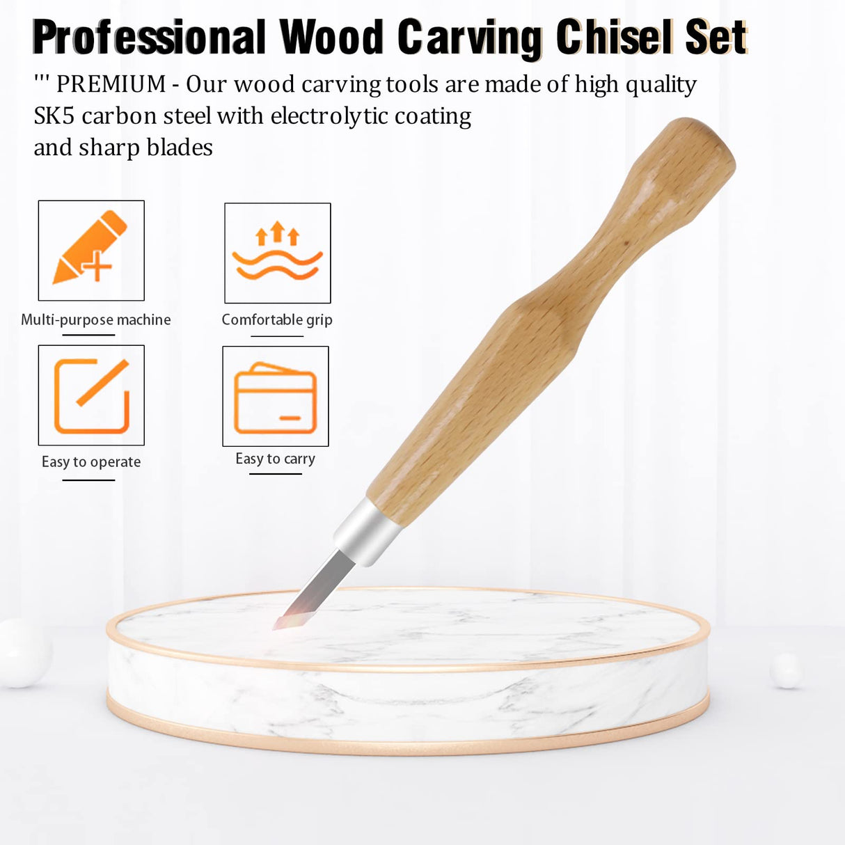 31-in-1 Wood Whittling Kit Wood Carving Knife Set Beginner Kit with Basswood Wood Blocks alloy steel with Canvas Case for Hobbyist craft supplies MAXMAN