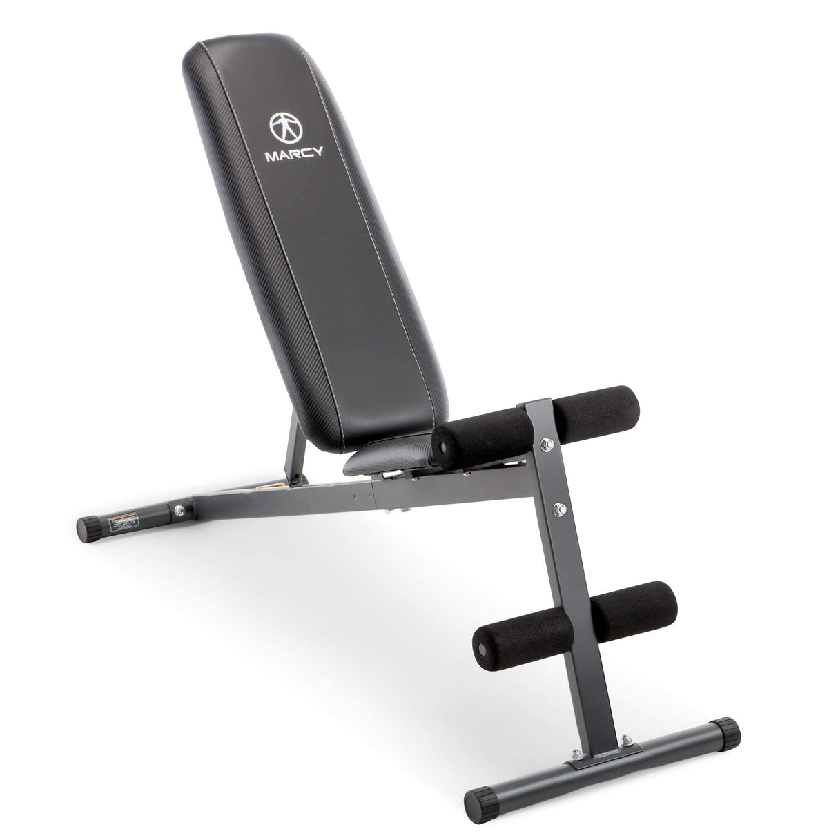 Marcy Exercise Utility Bench for Upright, Incline, Decline, and Flat Exercise SB-261W , Black , 42.00 x 19.00 x 51.00 inches MARCY