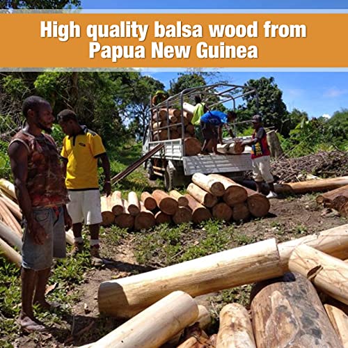 215 Pieces Balsa Wood Sticks Wooden Dowel Rods 1/8, 3/16, 1/4, 5/16, 3/8, 1/2 Inch Round Hardwood Unfinished Wooden Strips for DIY Molding Crafts Yulejo