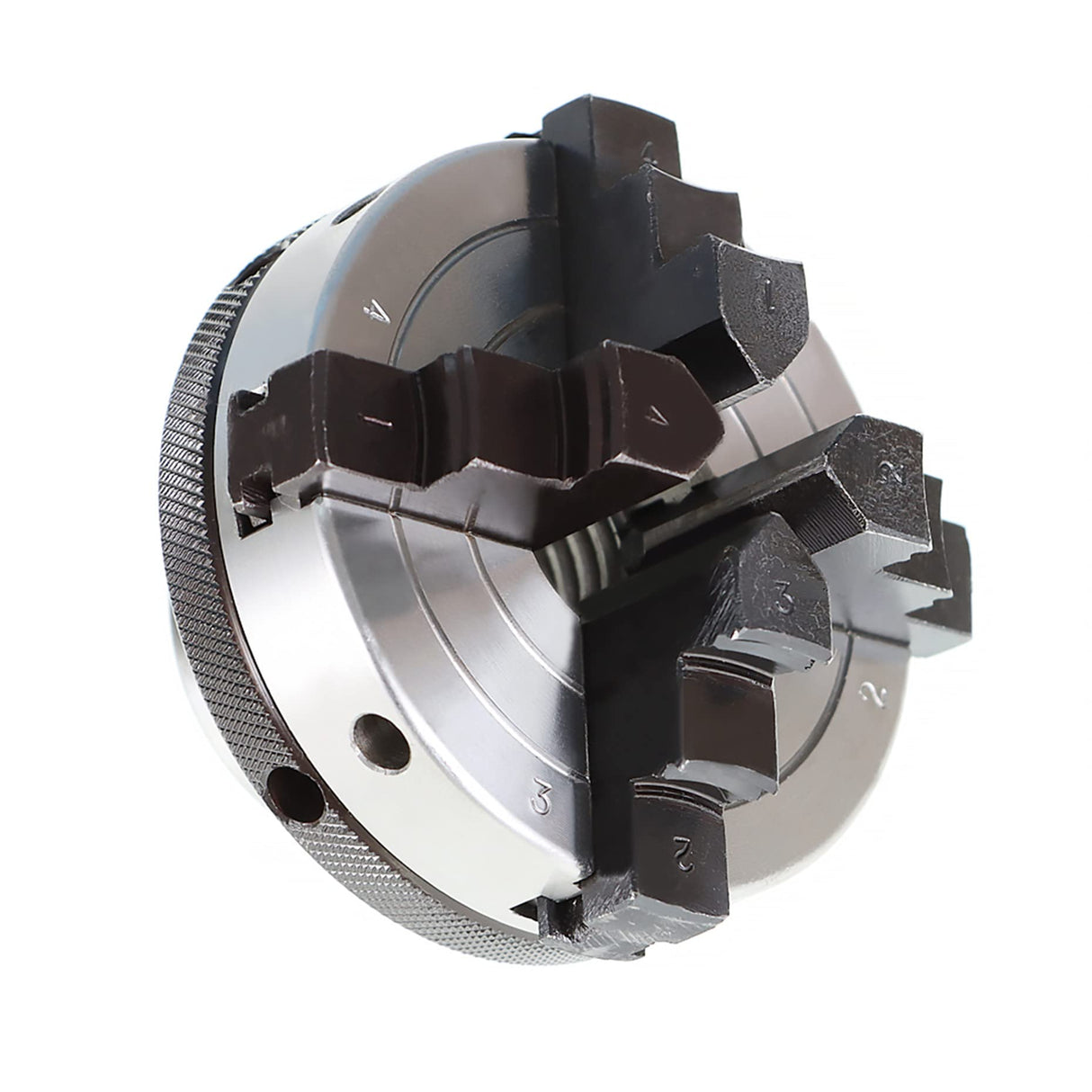 kimllier Lathe Chuck, 3-Inch 4-Jaw Woodturning Lathe Chuck, 1-Inch x 8TPI Wood Lathe Chuck Lathe Chuck, Wood Lathe Accessories for CNC Lathe kimllier