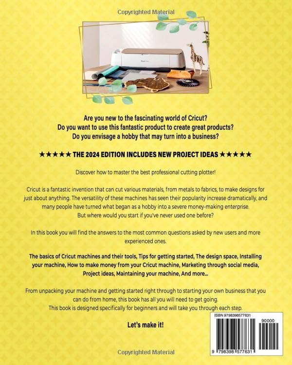 Cricut Bible: The Ultimate Guide to Crafting Extraordinary Projects, Unleashing Hidden Techniques, and Becoming the Envy of Friends and Family WoodArtSupply