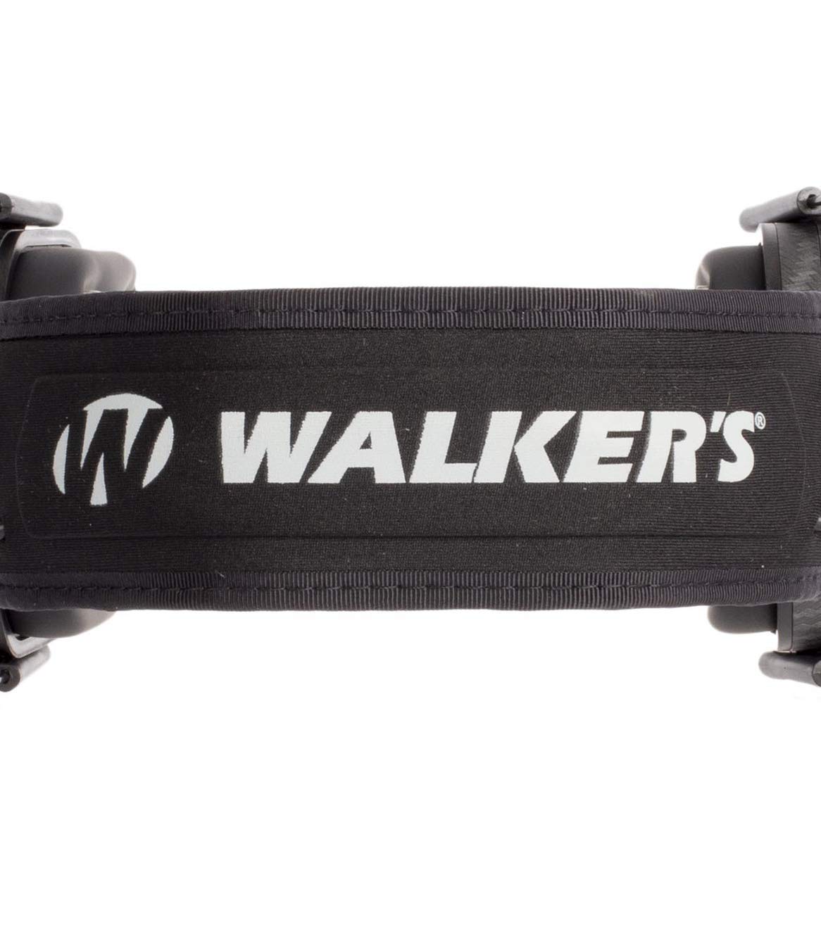 Walker's Razor Slim Passive Earmuff - Ultra Low-Profile Earcups - Black Walker's