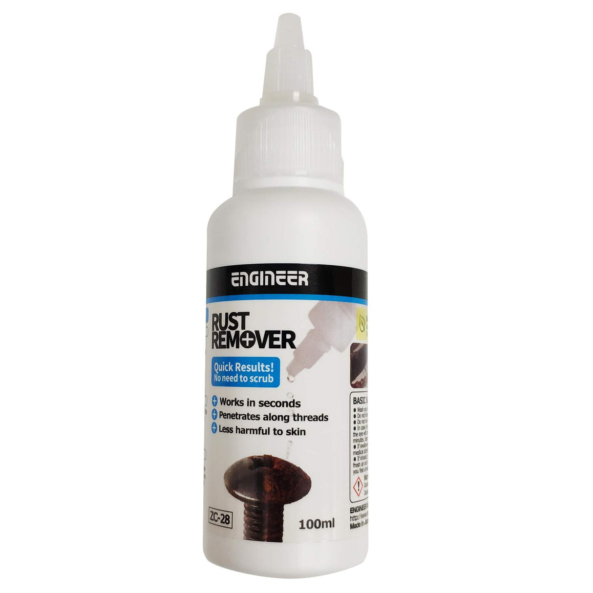 Engineer ZC-28 Rust Remover, Neji-Saurus Screw Removal Liquid 100g (Made in Japan) ENGINEER