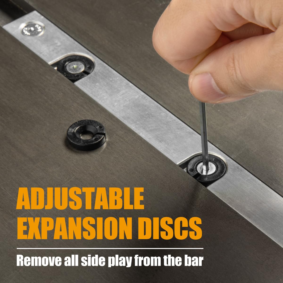 POWERTEC 71766 Precision Miter Gauge System for Table Saw Kit w/Telescoping Fence | 11 Preset Angle Stops, Extension Fence with Scale and Flip Stop POWERTEC