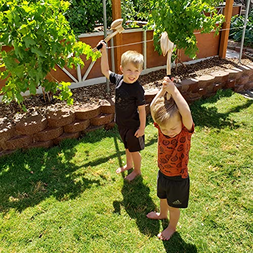 Adventure Awaits! - 2-Pack - Wooden Toy Axe Hatchet - Handmade - Lightweight Wood Toy Hatchet Set for Outdoor Play Adventure Awaits!