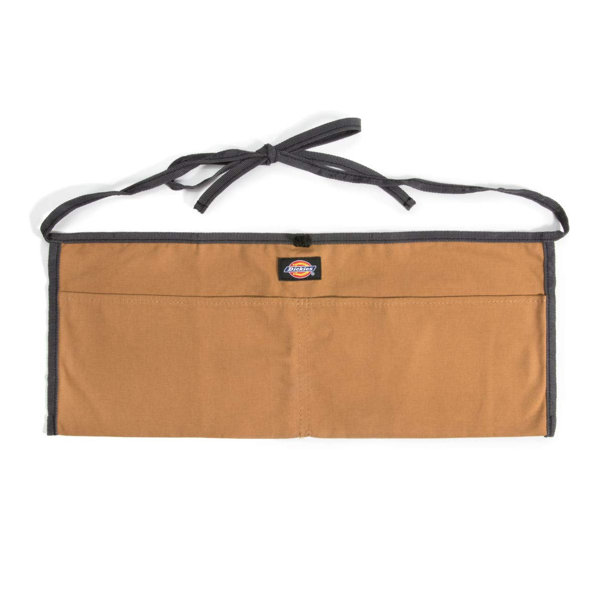 Dickies 2-Pocket Canvas Work Waist Apron, Suitable for Woodworkers, Artists, and other Craftspeople, Tan/Grey Dickies