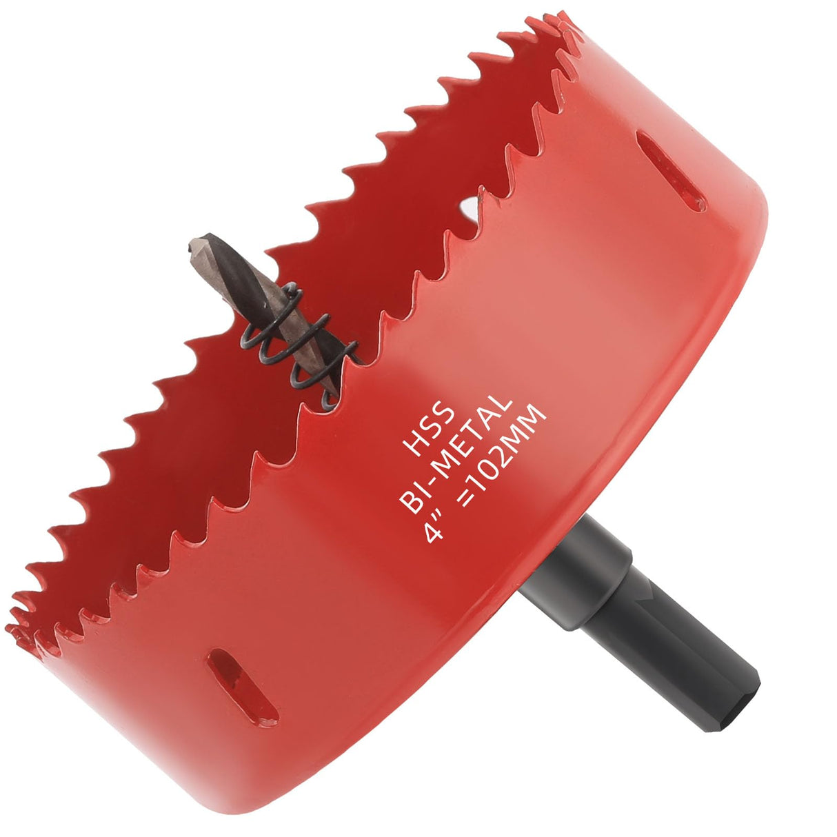 GARHWAL 4 in. Bi-Metal Hole Saw Drill Bit - General Purpose Saw for Wood, Plywood, Cornhole, Ceiling, and Drywall - Includes Arbor & Pilot Bit GARHWAL
