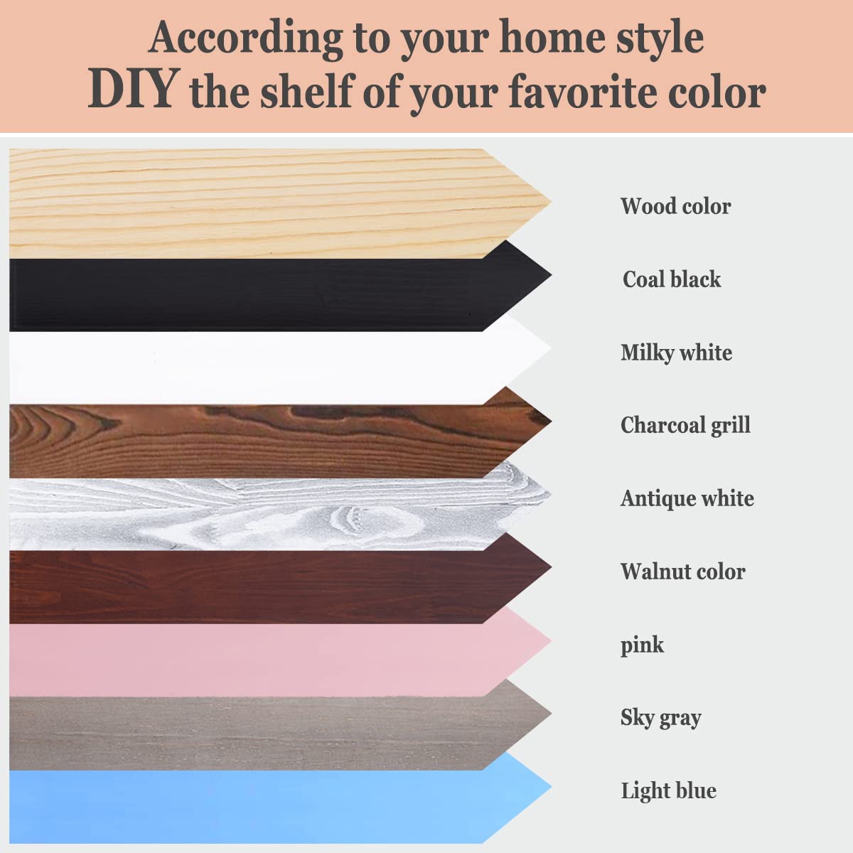 MBYD 36 Inch Natural Wood Floating Shelves - Wall Mounted Picture Ledge for Home and Office MBYD