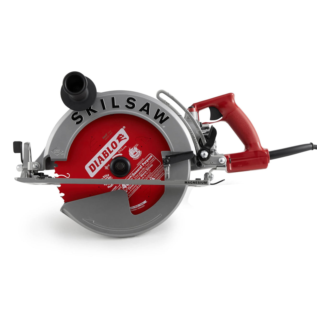 Skilsaw Magnesium Sawsquatch Worm Drive Circular Saw - 10 1/4in. 15 Amp, with Electric Brake, Model Number SPT70WM-22 Skilsaw