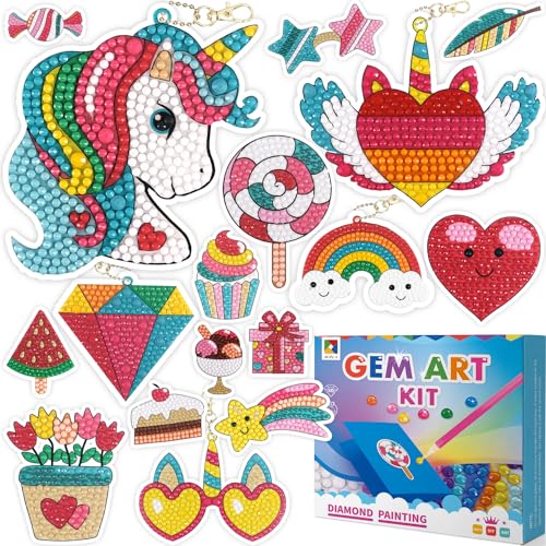 Gem Art Diamond Painting Kits for Kids - Paint by Number Gem