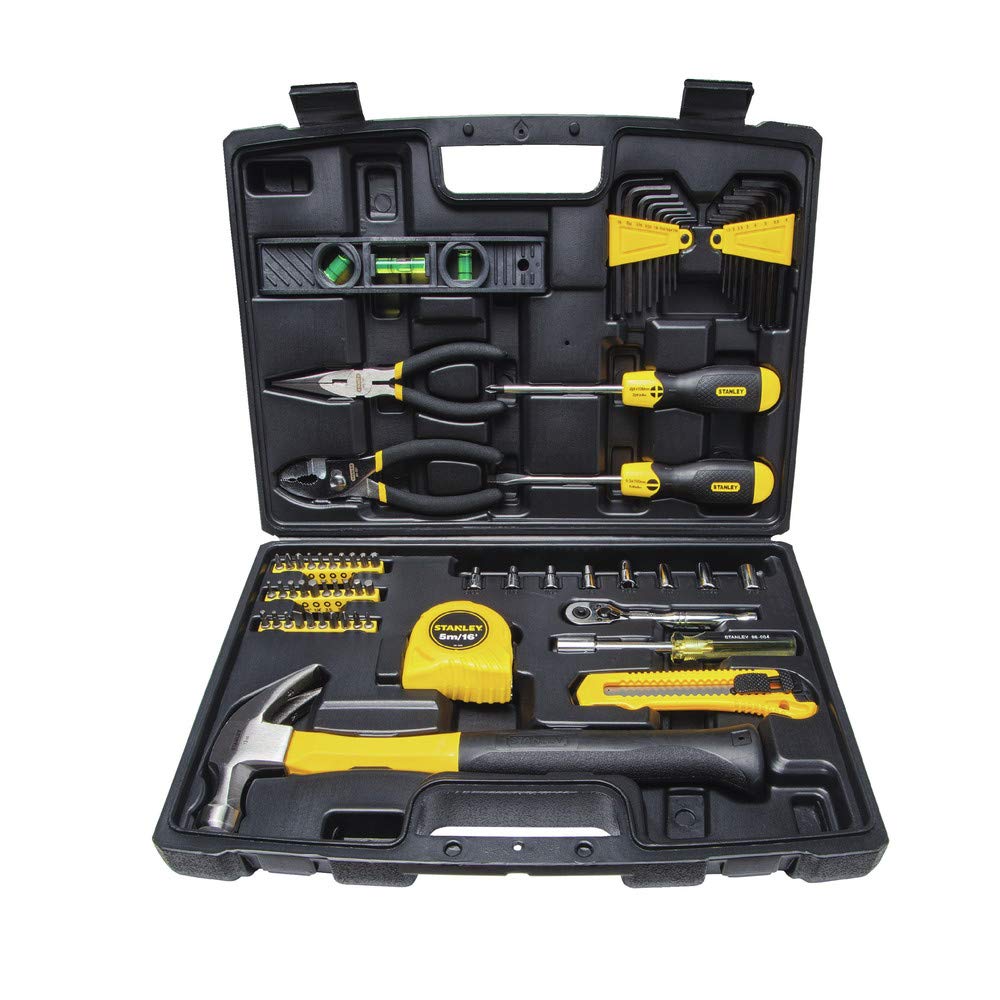 STANLEY Tool Set, Home/Mechanics, 65 Piece (94-248),Black Stanley
