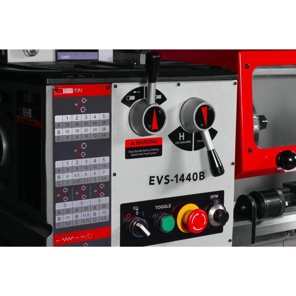 Jet 14 X 40 Lathe With Newall Dp700 Dro & Taper Attachment Jet