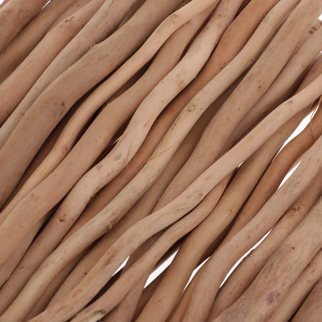 menolana 50x Rustic Decorative Wood Branch Sticks Driftwood 30cm Natural Tree Branch Twigs for DIY Woodworking Modelling Craft Sticks,Wood Menolana