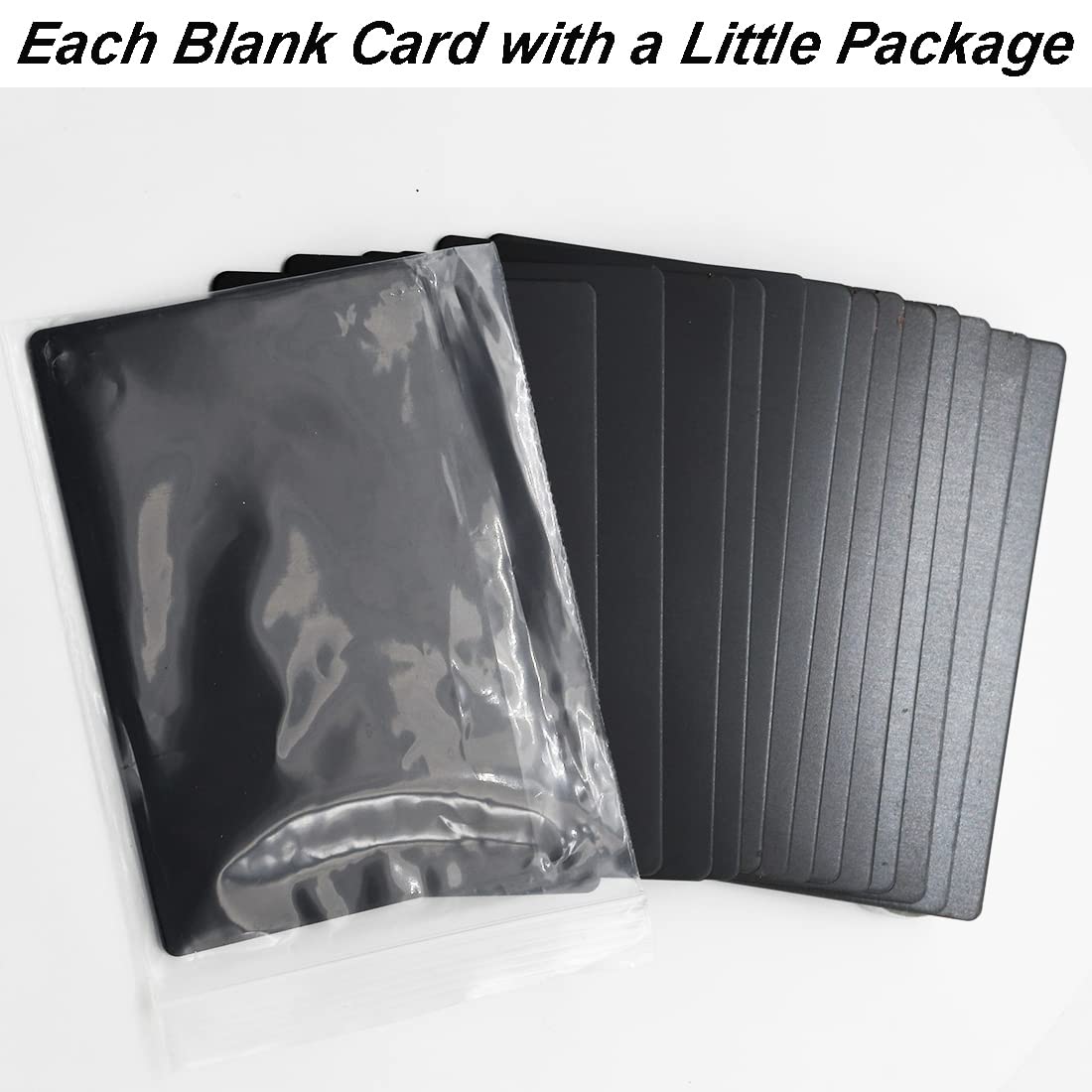 ABBECIAO 0.04" Thick Blank Aluminum Business Cards Anodized Metal Plaque Plate Blanks for Laser Engraving 86 * 54mm 15 Pack Black ABBECIAO