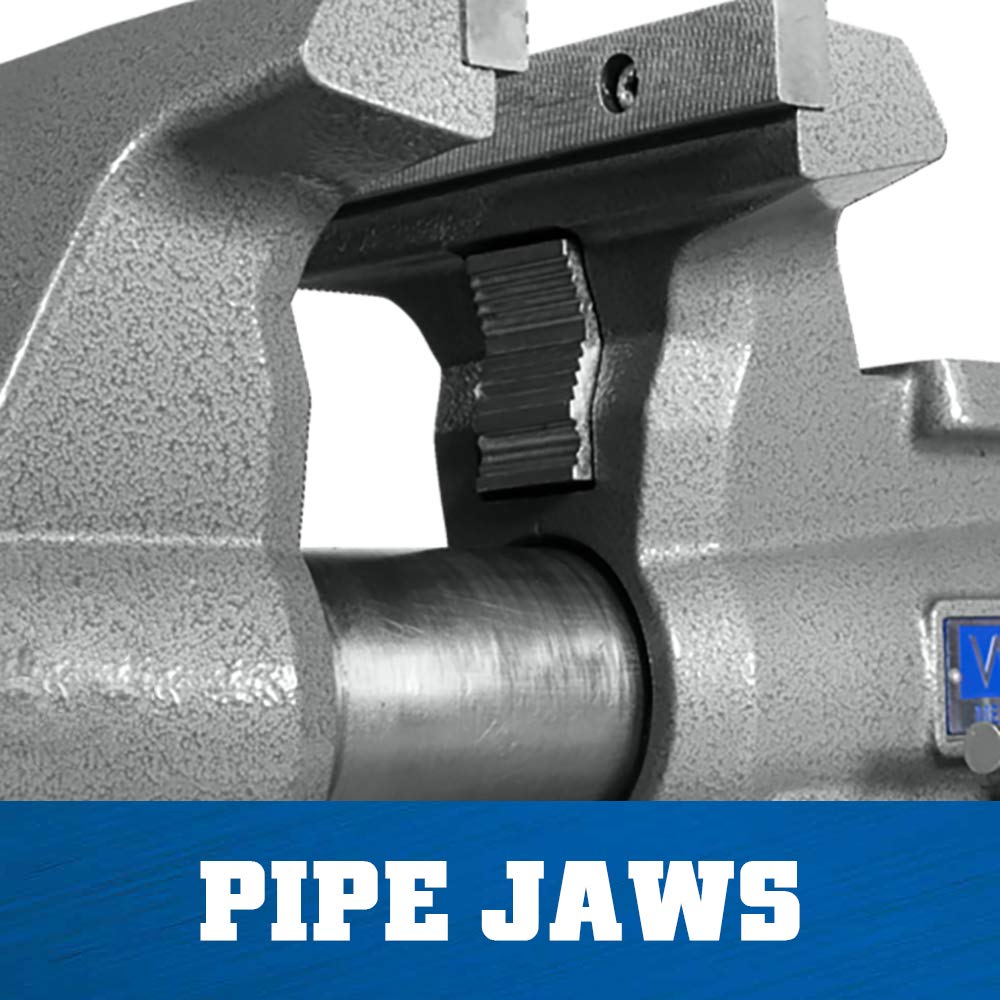Wilton 8" Mechanics Pro Bench Vise, 8-1/2" Jaw Opening, 4-1/2" Throat (Model 880M) Wilton