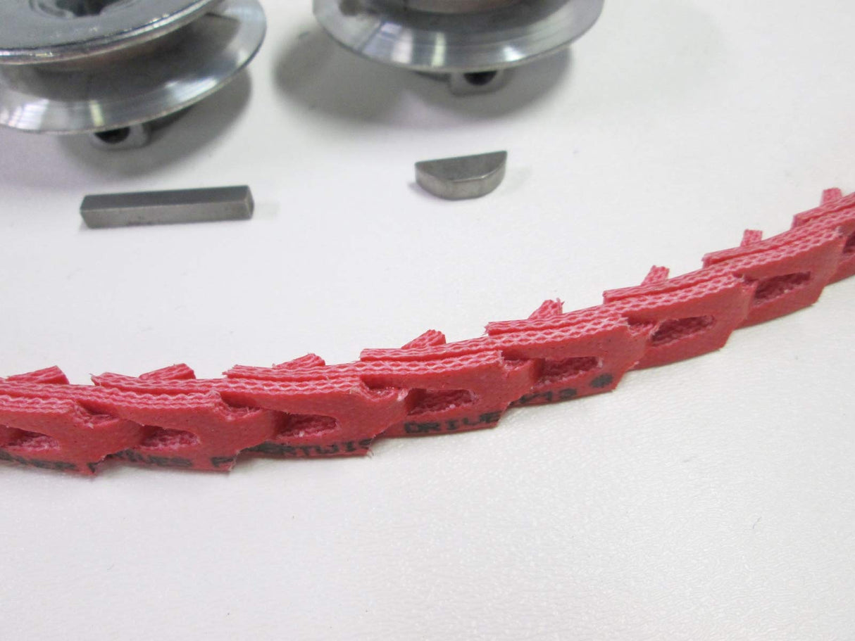 Craftsman Table Saw Belt & Pulley Kit with 2 1/2" Pulleys, Keys, & Fenner PowerTwist Or1More