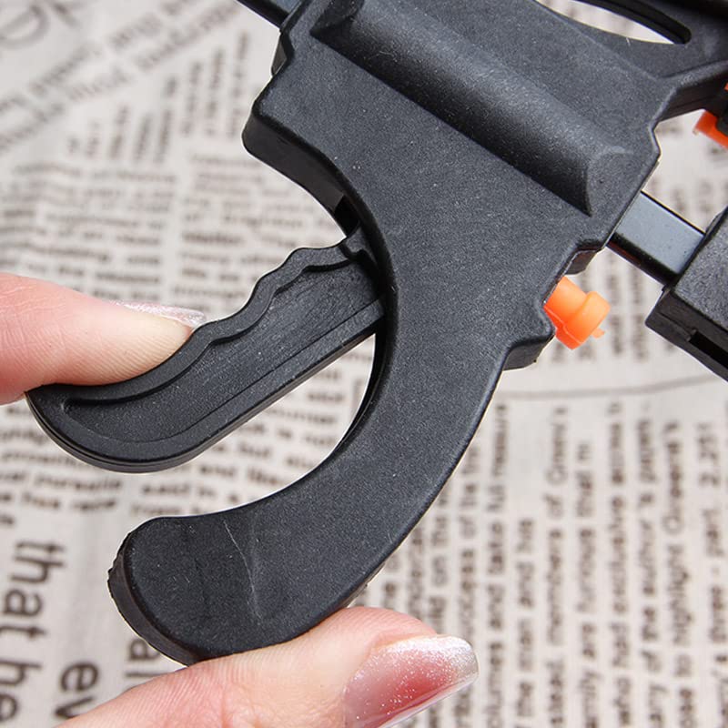 Ximimark 2 PCS 4inch Bar F Clamps Clip Grip Quick Ratchet Release Woodworking DIY Hand Tool Kit Ximimark