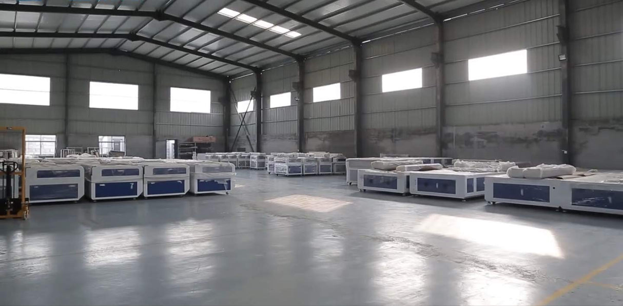 US STOCK RECI W6 150W CO2 Laser Cutter Red-Light Pointer, Auto-Focus,150W CO2 Laser Engraving Cutting Machine 51-3/16''×35-7/16'' 1300 x900mm SFX