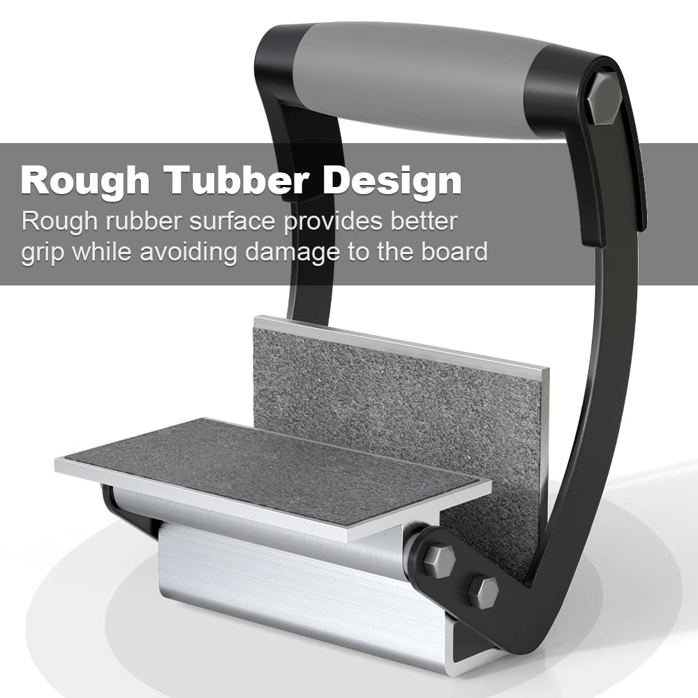 XDENGP Panel and Plywood Carrier(2 Pack), Plywood Lifting Tool and Drywall Carrying Tool, Aluminum Alloy Soft-Grip Handle Gripper Lift for Sheetrock, XDENGP