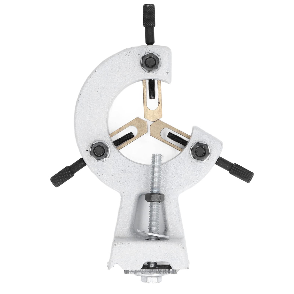 Wood Lathe Steady Rest, Professional Woodturning Steady Rest, Cast Iron Metal Lathe Stabilizer for WM‑210, for 8in x 16in Mini Lathe Machine Center BTER