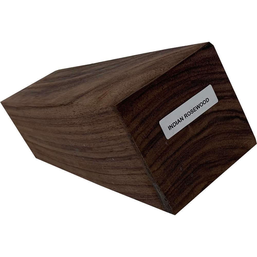Varieties of Exotic Wood Pepper Mill Blank, Suitable Square Turning Blanks Measuring 3 x 3 x 12 Inches (1, Indian Rosewood) Exotic Wood Zone