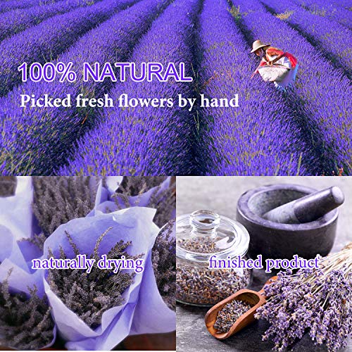 9 Bags Dried Flowers,100% Natural Dried Flowers Herbs Kit for Soap Making, DIY Candle Making,Bath - Include Rose Petals,Lavender,Don't Forget SACATR