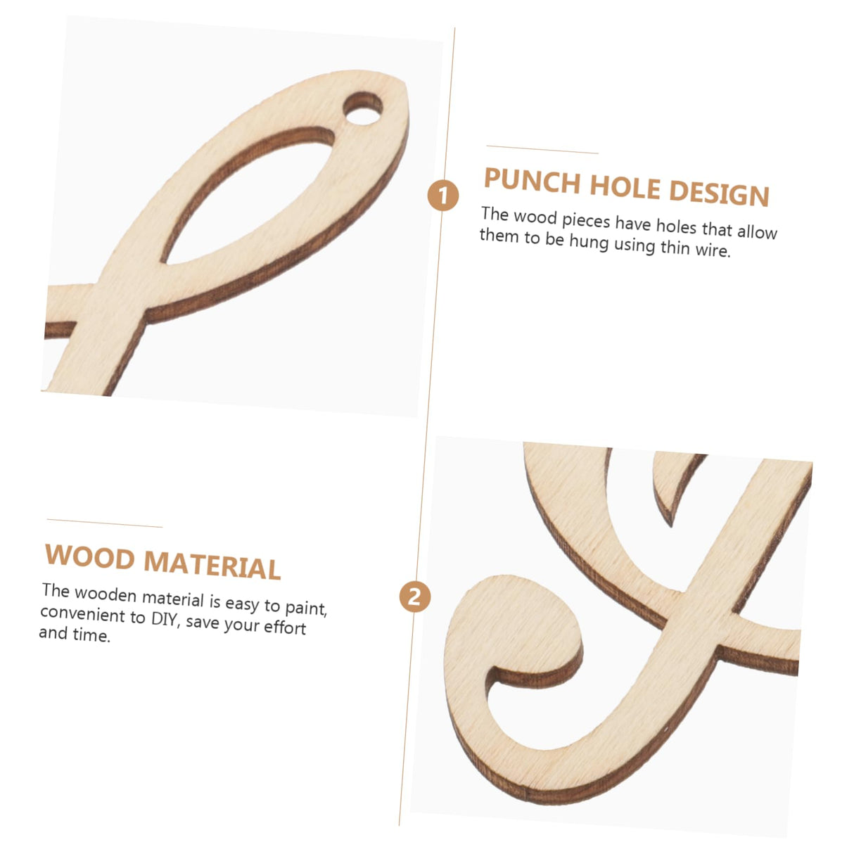 TEHAUX 10pcs Home Decor Wood Door Sign DIY Wooden Craft Musical Theme Party Favor Wood Centerpieces Wooden Slices Music Note Cutouts Wood DIY Craft TEHAUX