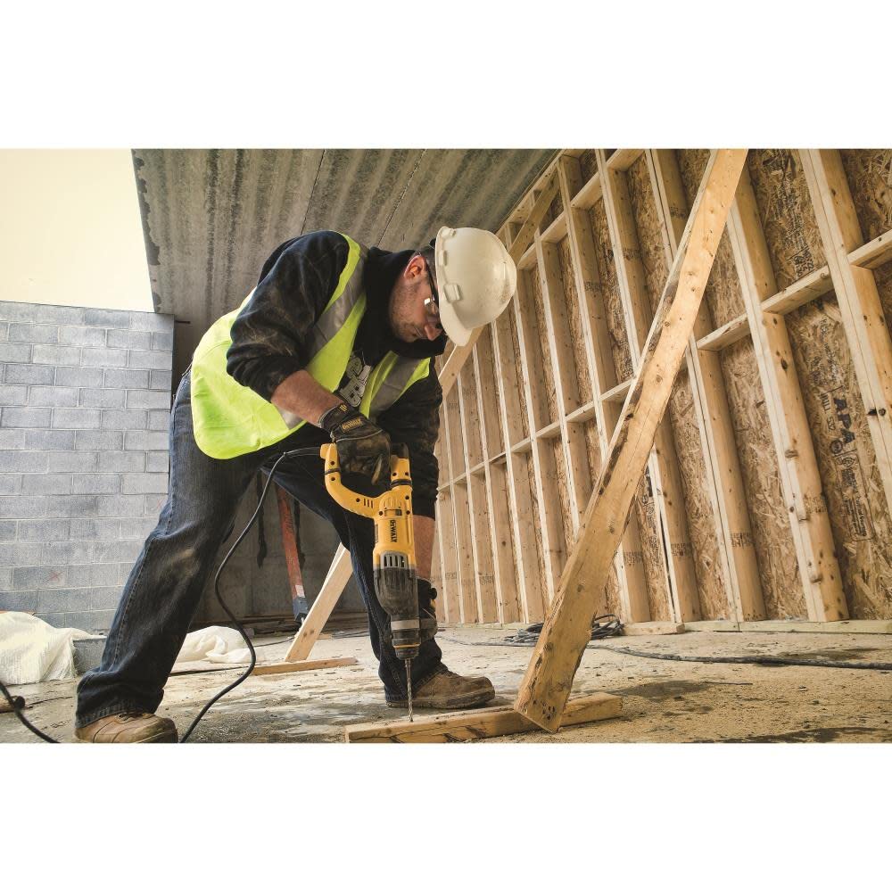 DEWALT Rotary Hammer Drill with Shocks, D-Handle, SDS, 1-1/8-Inch (D25263K) DEWALT