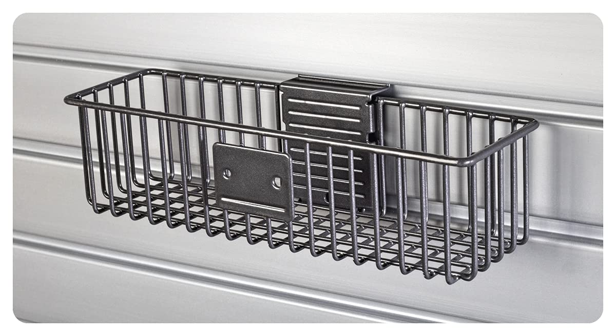 HandiWall Work Center Bundle for Slatwall Panel Tool Organization, Gray WoodArtSupply