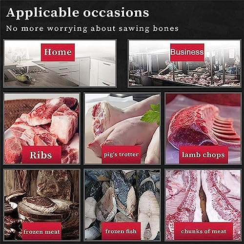Commercial Bone Saw Machine Electric Froze Meat Bone Cutter,900W/1300W, 0-2800 RPM, Reciprocating Saw Sabre Saw 22mm/33mm Cutting Width, Tool-Free COMAAM