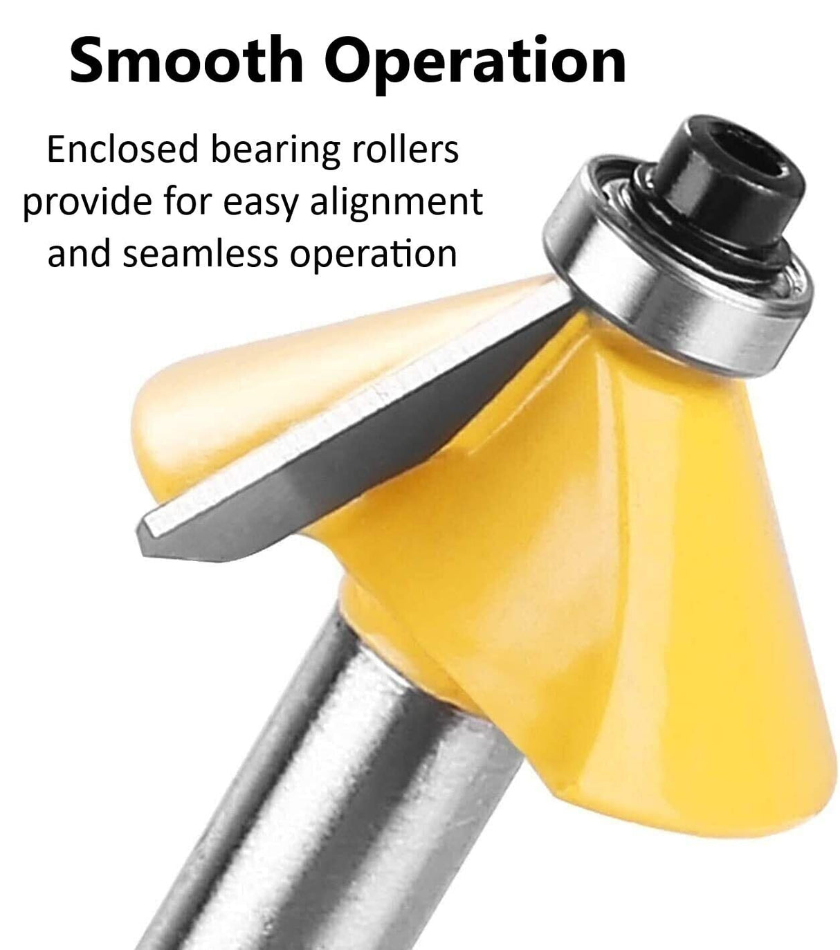 35 Piece Carbide Router Bits Set, 1/2" Shank, Multiple Route Bits, Aluminum Case EDMBG