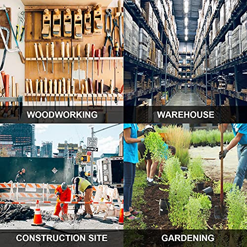 OKIAAS Level 6 Cut Resistant Work Gloves, Foam Nitrile Coated with Grip, Touchscreen Safety Gloves for Woodworking, Fishing, Construction, Mechanic OKIAAS