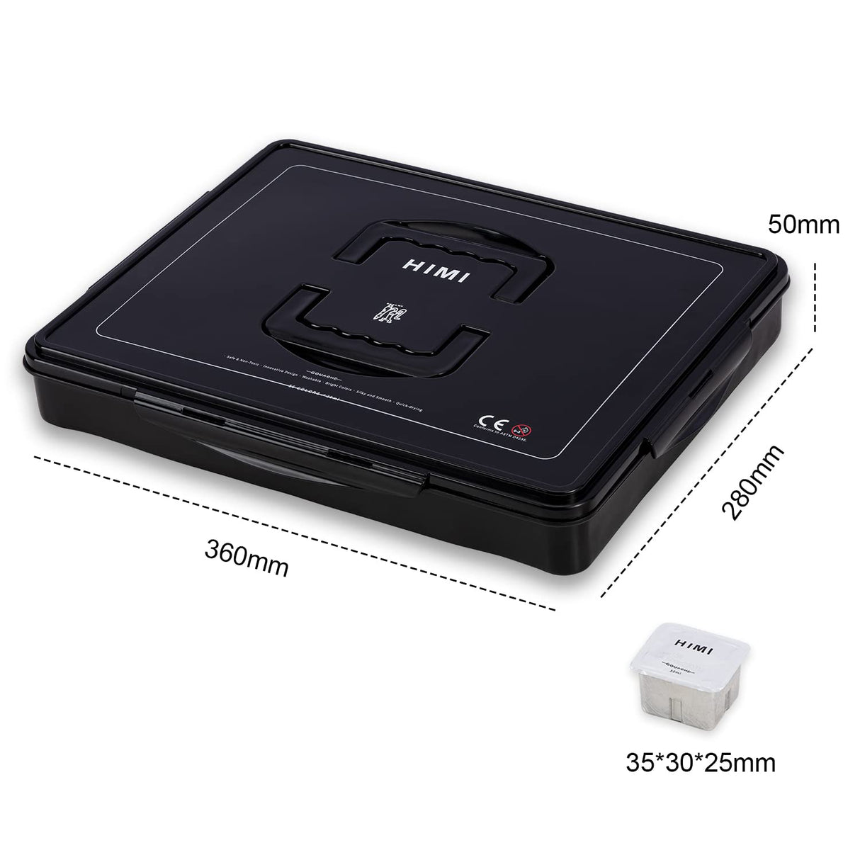 HIMI Gouache Paint Set, 56 Colors×30ml, Unique Jelly Cup Design, Non-Toxic, Gouache Paint for Canvas Watercolor Paper - Perfect for Beginners, HIMI