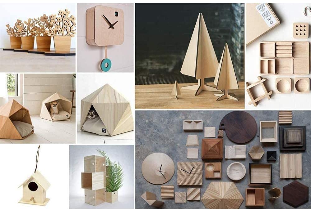 3MM 1/8" x 12" x 20" Baltic Birch Plywood - B/BB Grade (6pk) Ready for Glowforge Laser Printers - Perfect for Arts and Crafts, School Projects and Anderson Plywood