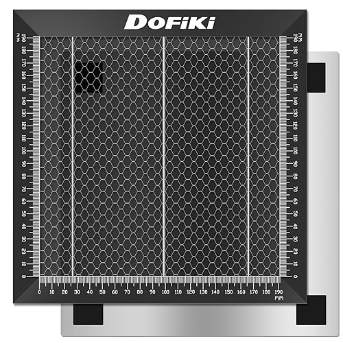 Dofiki Honeycomb Laser Bed 235mm x 235mm Laser Honeycomb Cutting Bed, 9.25” x 9.25” Small Metal Honeycomb Table Compatible with Ender 3 Ender 3 V2 Dofiki