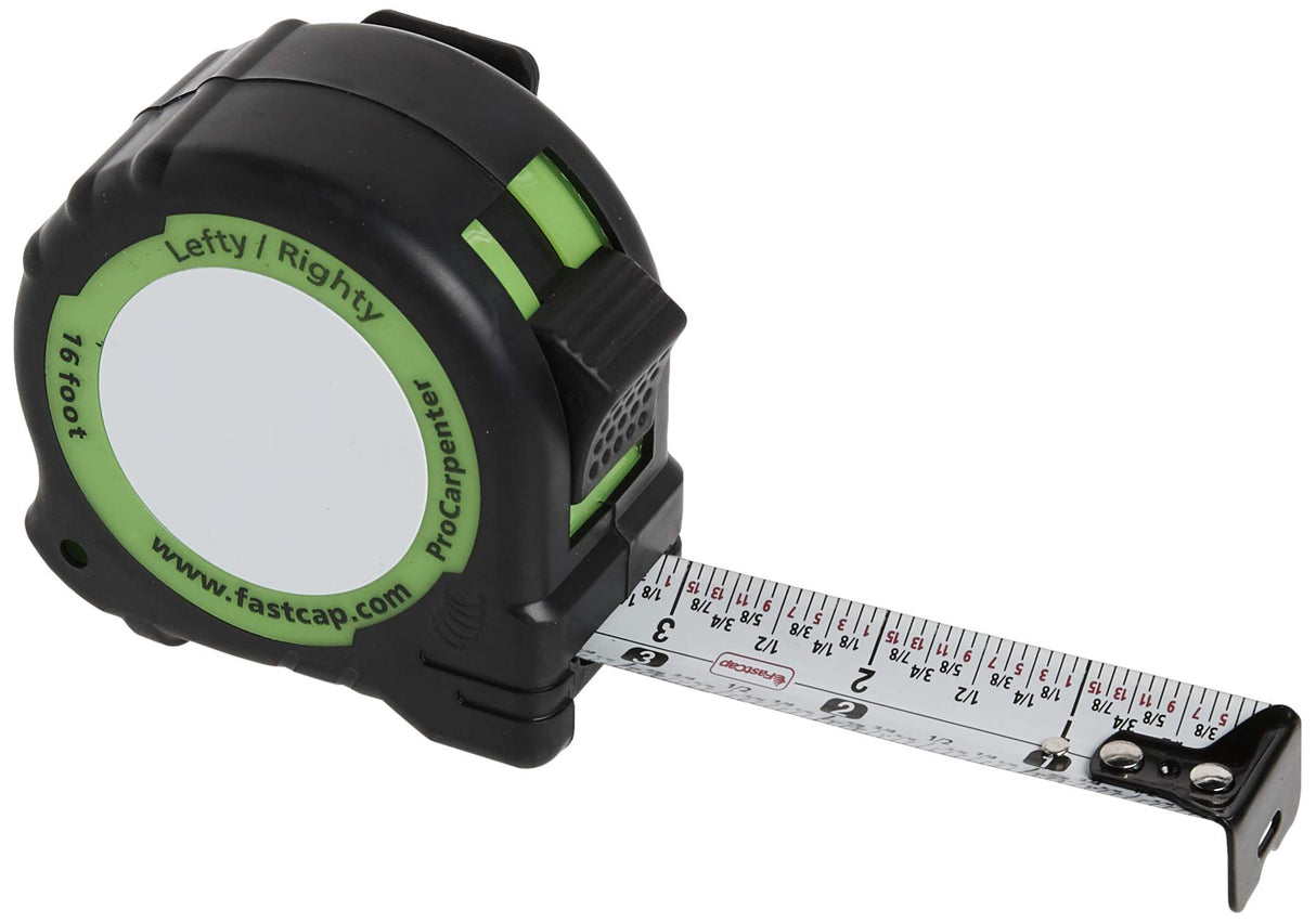 FastCap PSSR-16 16 Foot Pro Carpenter Standard Reverse Measuring Tape FastCap