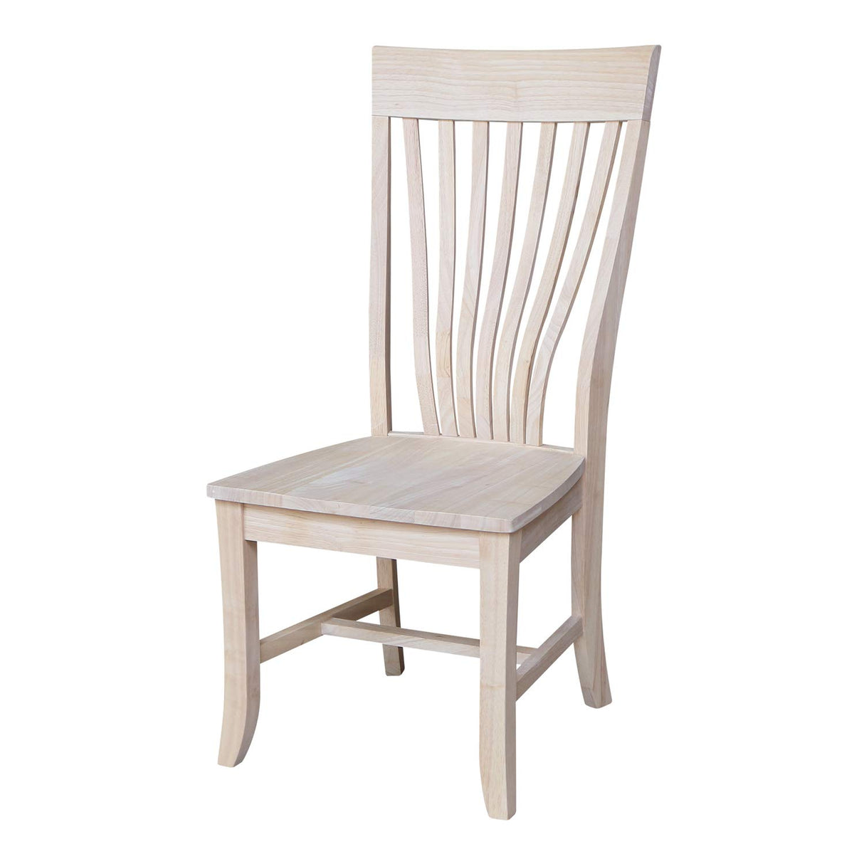 IC International Concepts International Concepts Amanda, Set of 2 Chair, Unfinished IC International Concepts